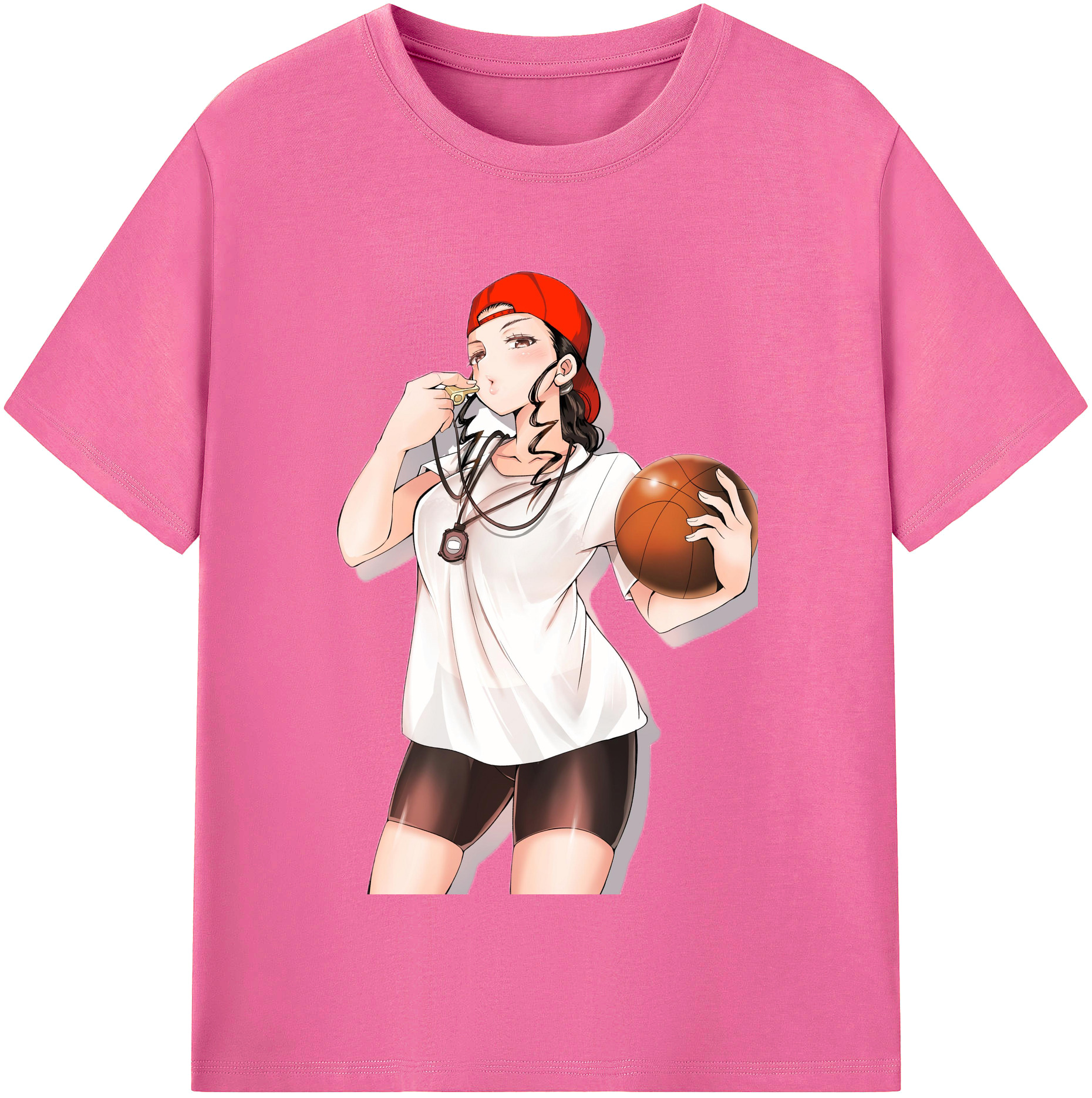 （画像用） SLAM DUNK／スラムダンク レディースカジュアルプリントTシャツ（綿100％）